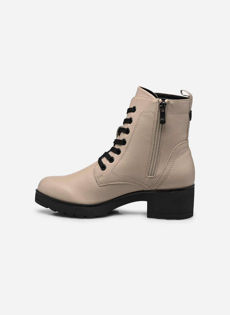 Botas mujer beige negro 36 37 38 39 40 41