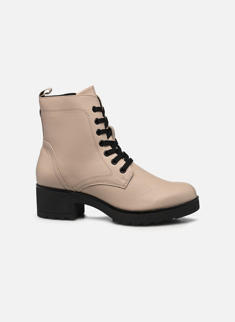 Botas mujer beige negro 36 37 38 39 40 41