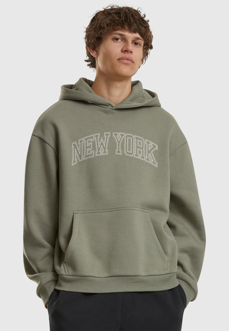 Heren New york - Hoodie - paleolive S M L XL