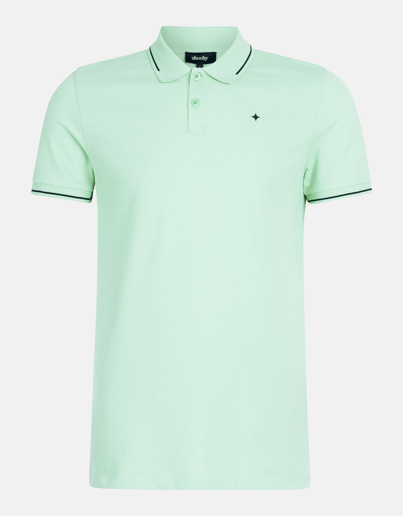 Polo de hombre verde azul claro beige negro violeta azul oscuro sml xl xxl