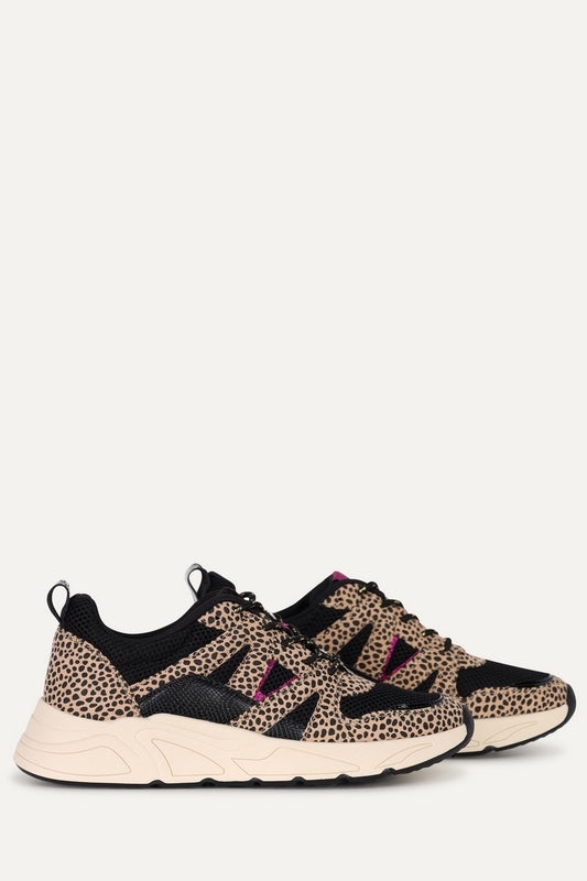 Dames sneakers zwart print 36 37 38 39 40 41 42