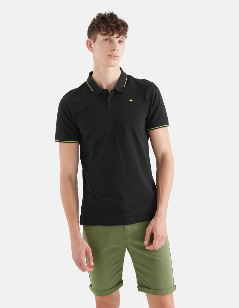 Polo de hombre verde azul claro beige negro violeta azul oscuro sml xl xxl