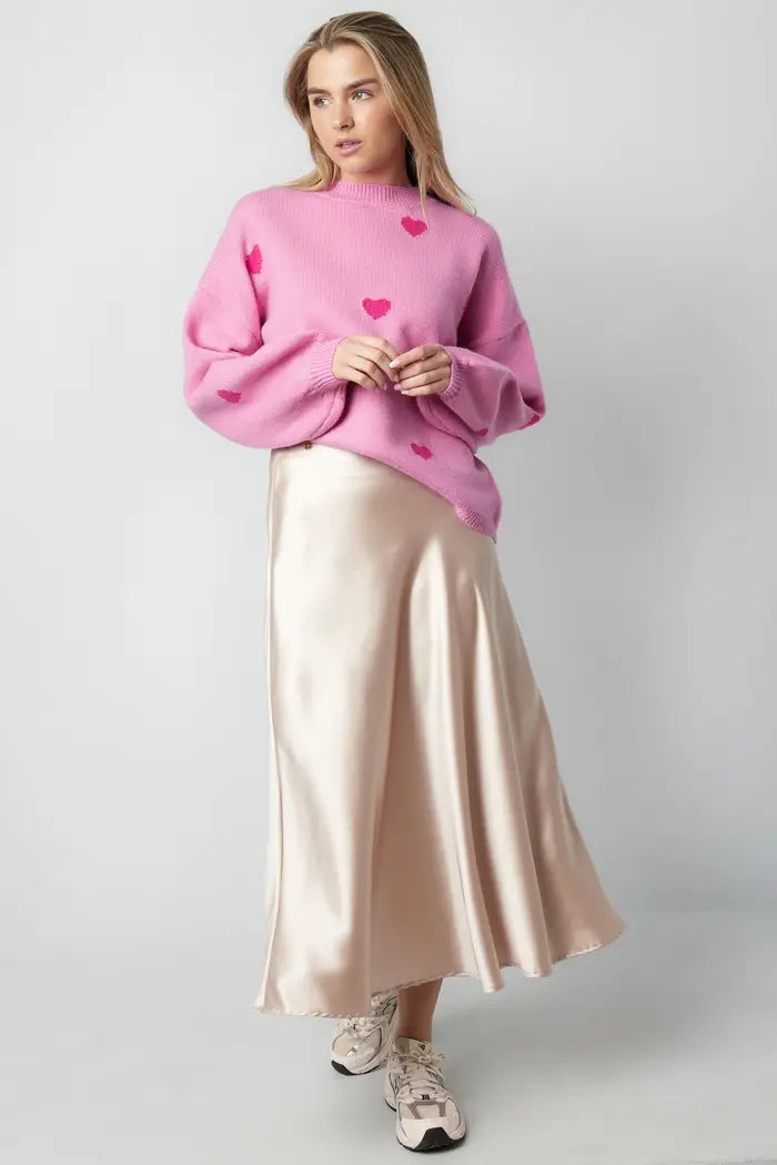 Heartfelt Hugs sweater - pink S M L