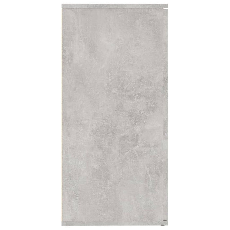 Aparador de pared rural marrón claro blanco gris bastón Ancho 160 cm Fondo 36 cm Alto 75 cm