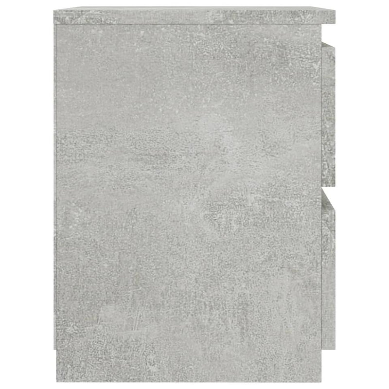 Mesita de noche mueble de dormitorio marrón claro gris Ancho 30 cm Fondo 30 cm Alto 40 cm