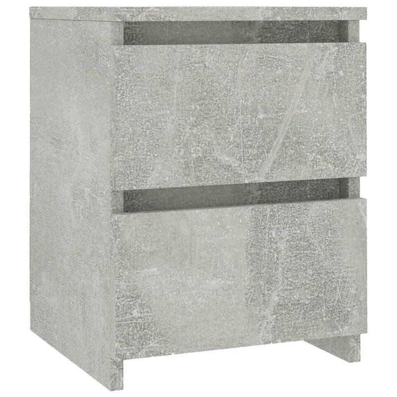 Mesita de noche mueble de dormitorio marrón claro gris Ancho 30 cm Fondo 30 cm Alto 40 cm