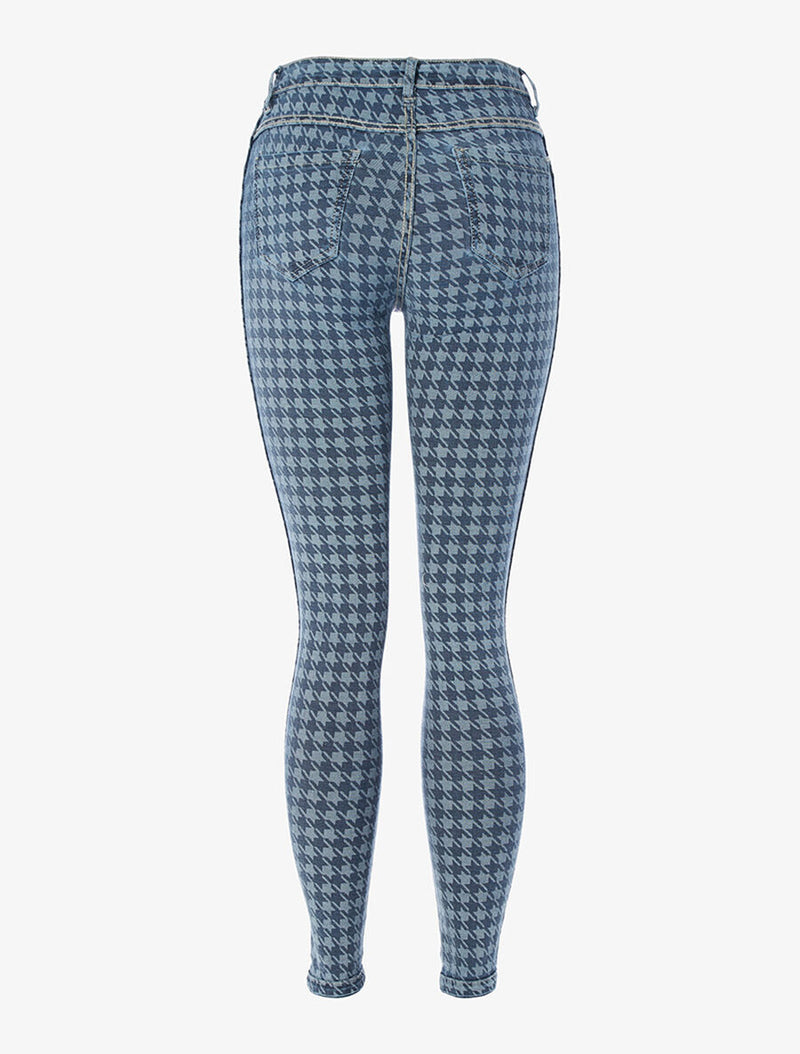 Dames broek blauw xs s m l xl