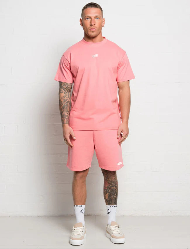 Conjunto de ropa para jogging para hombre rosa SML XL XXL