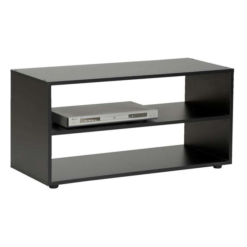 Mueble TV moderno negro Ancho 90 cm Fondo 39 cm Alto 45 cm 