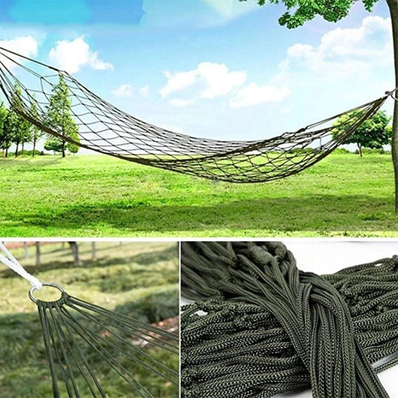 Hangmat - Groen - 250x100cm - Swing hangmat - Camping - Survival