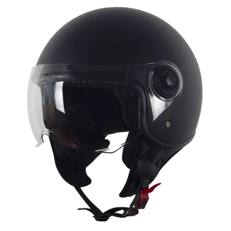 Scooterhelm grijs zwart zwartglans wit xs s m l xl xxl