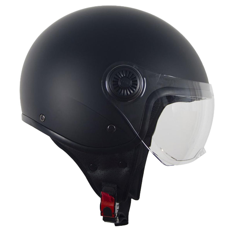 Scooterhelm grijs zwart zwartglans wit xs s m l xl xxl