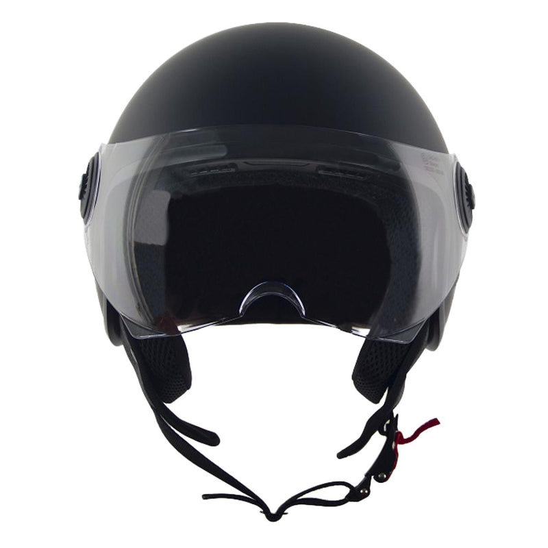 Scooterhelm grijs zwart zwartglans wit xs s m l xl xxl