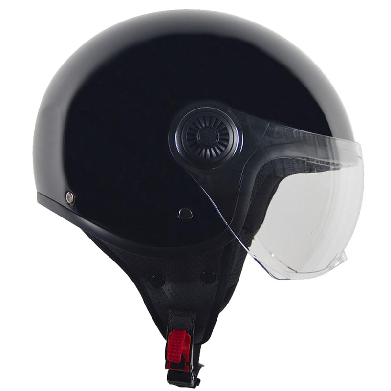 Scooterhelm grijs zwart zwartglans wit xs s m l xl xxl