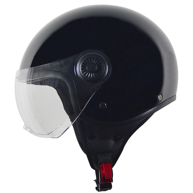 Scooterhelm grijs zwart zwartglans wit xs s m l xl xxl