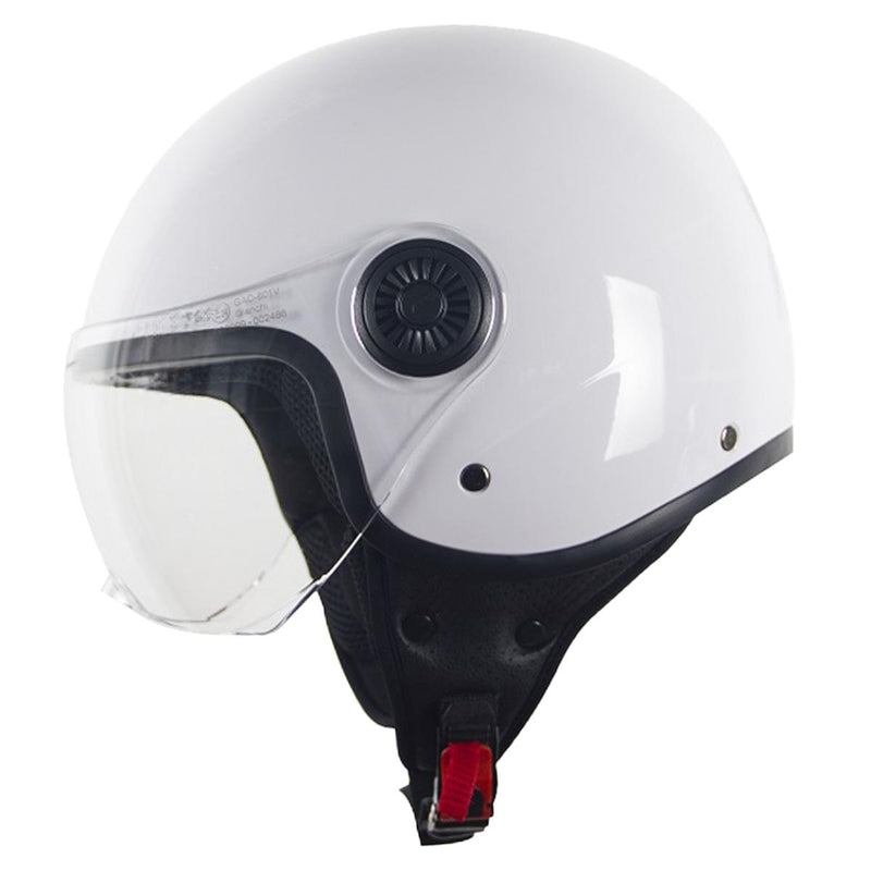 Scooterhelm grijs zwart zwartglans wit xs s m l xl xxl