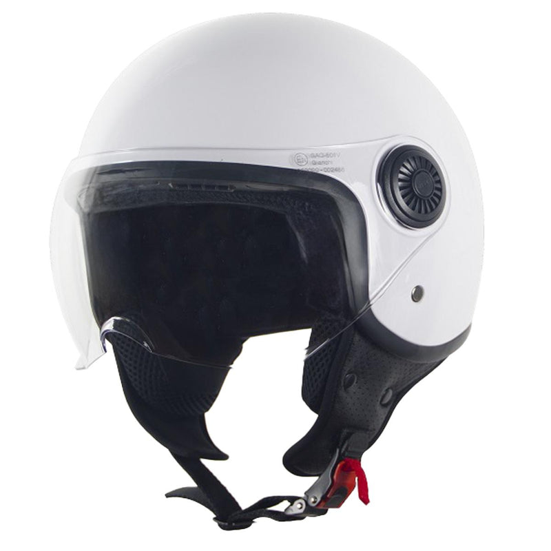 Scooterhelm grijs zwart zwartglans wit xs s m l xl xxl