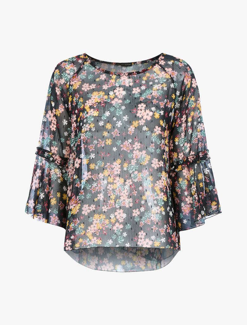 Dames shirt roze zwart groen s m l xl