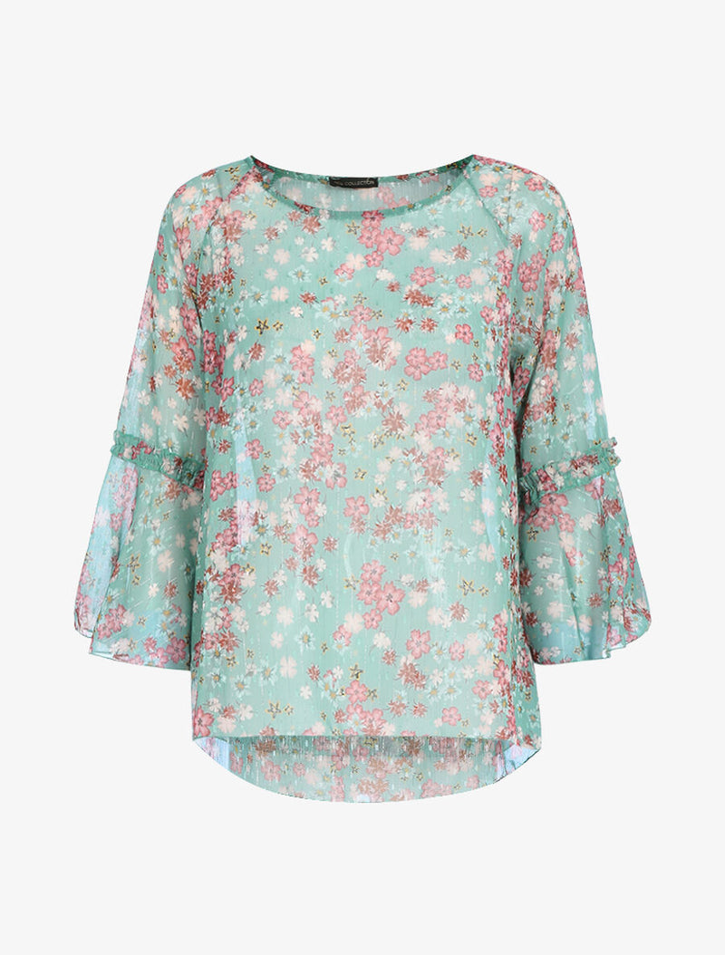 Dames shirt roze zwart groen s m l xl