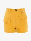 Pantalón corto mujer verde amarillo topo sml xl