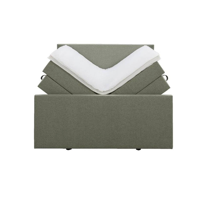 Boxspring 2 persoonsbed 160x200 cm groen