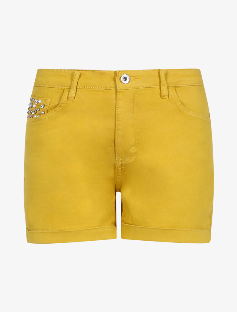 Pantalón corto mujer amarillo SML XL XXL