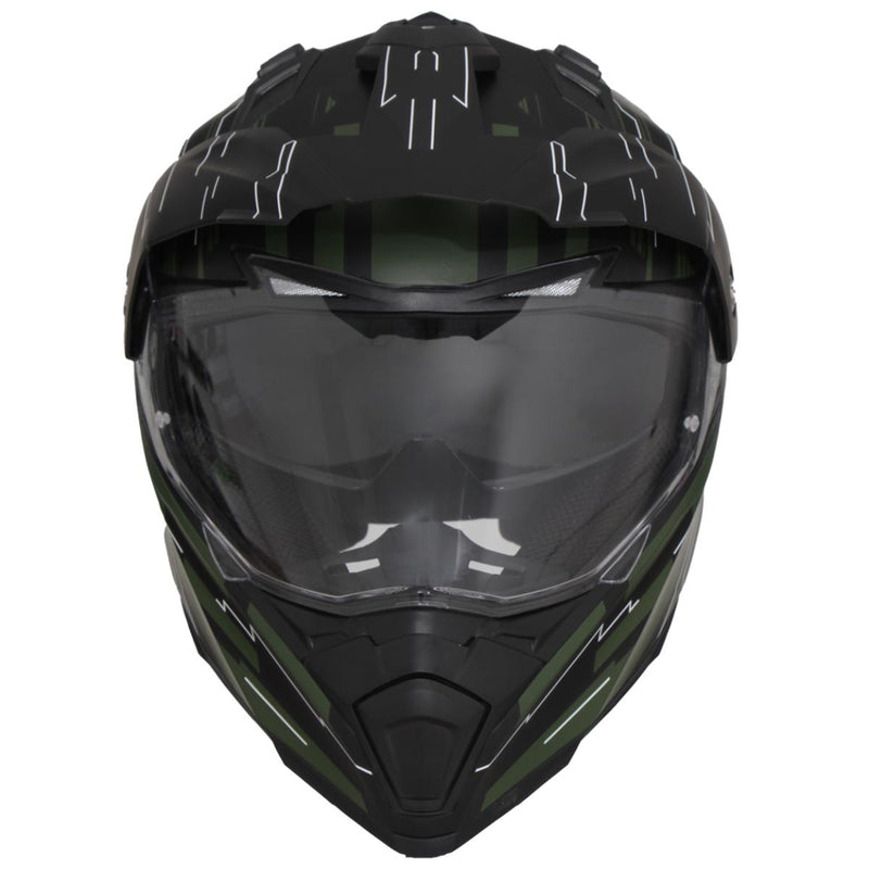 Motorcross helm zwart s m l xl xxl