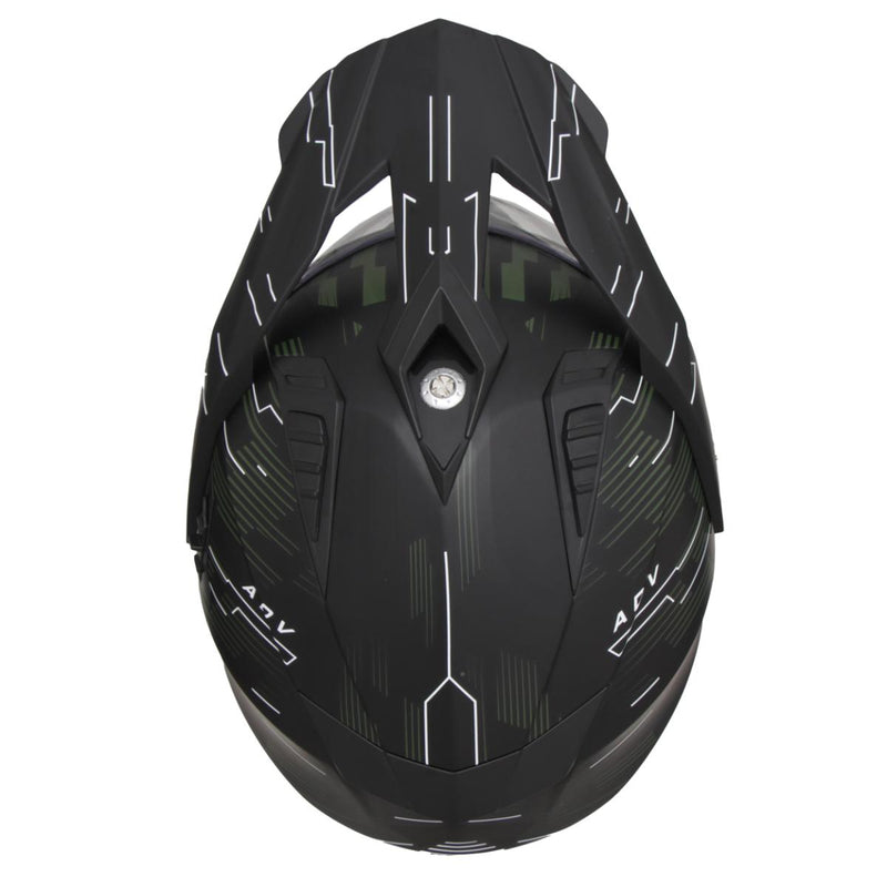 Motorcross helm zwart s m l xl xxl