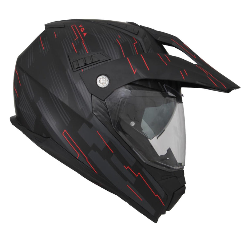 Motorcross helm zwart s m l xl xxl