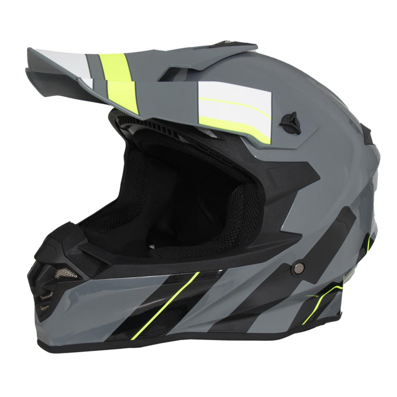 Casco motocross negro rojo azul verde sml xl xxl