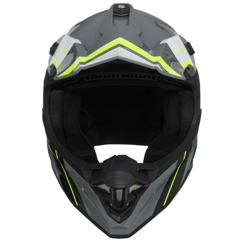 Casco motocross negro rojo azul verde sml xl xxl