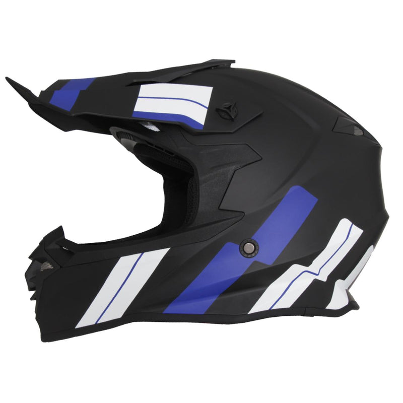 Casco motocross negro rojo azul verde sml xl xxl