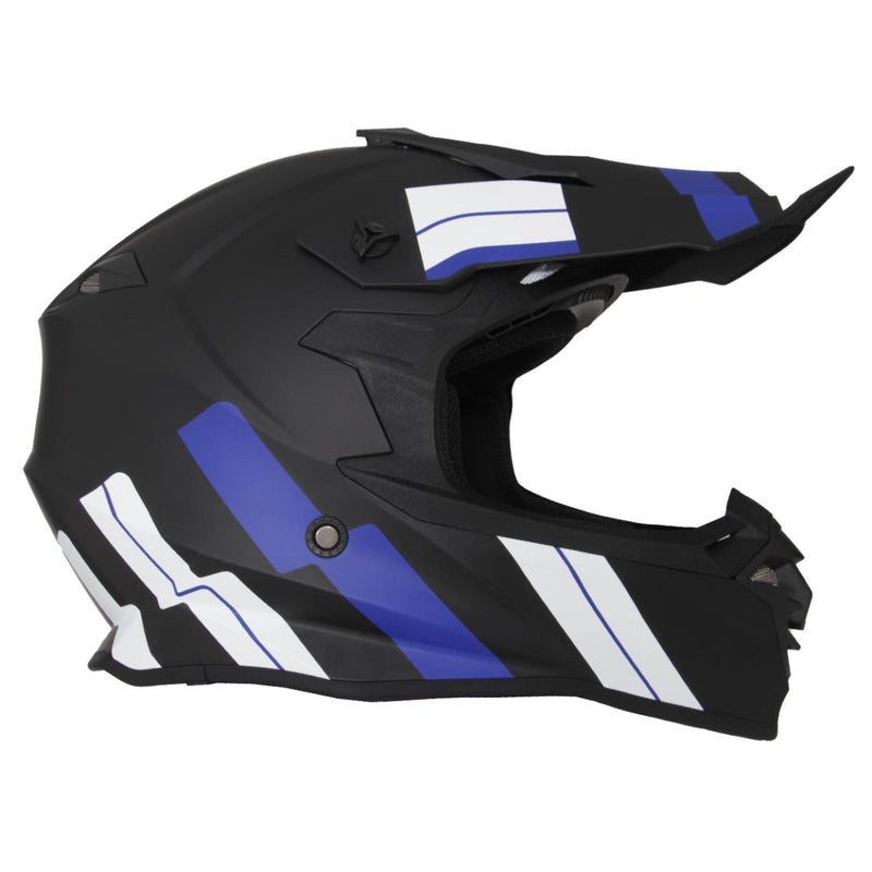 Casco motocross negro rojo azul verde sml xl xxl