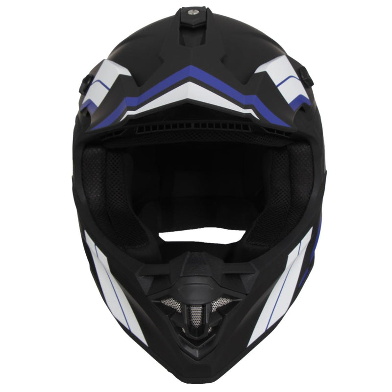 Casco motocross negro rojo azul verde sml xl xxl