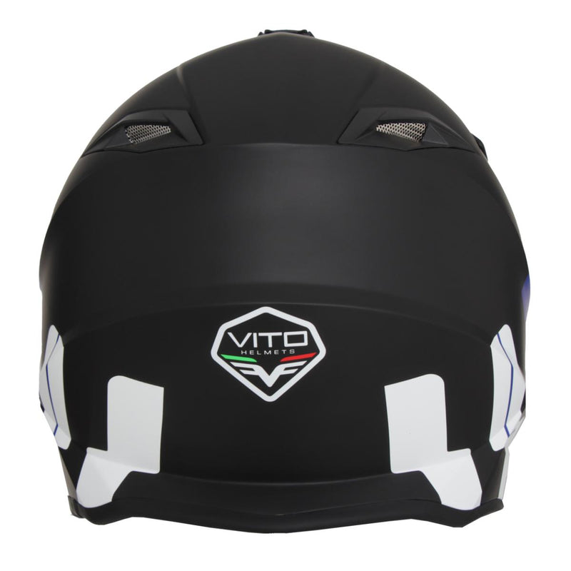 Casco motocross negro rojo azul verde sml xl xxl