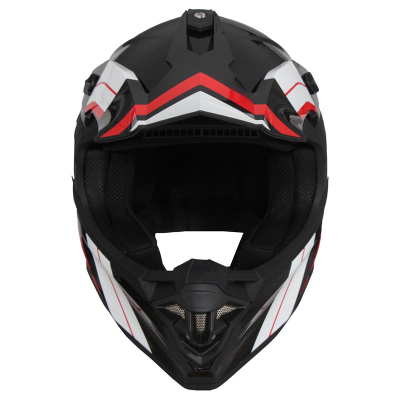 Casco motocross negro rojo azul verde sml xl xxl