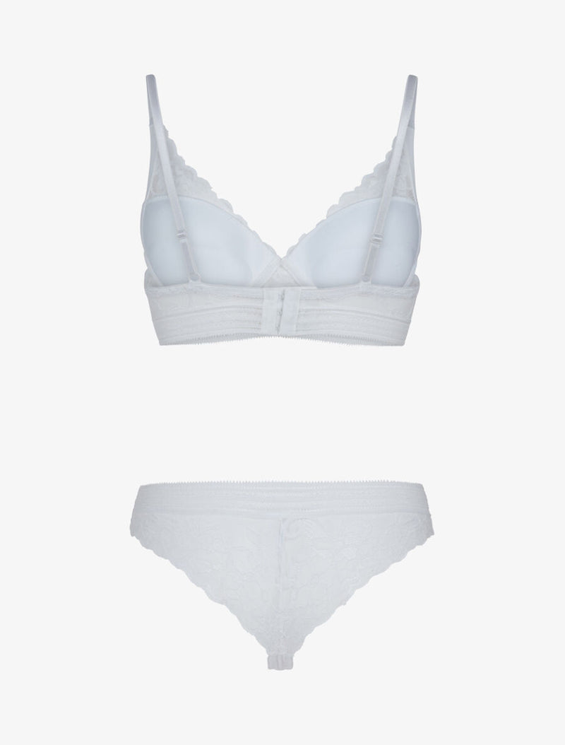 Conjunto de lencería mujer blanco sml xl