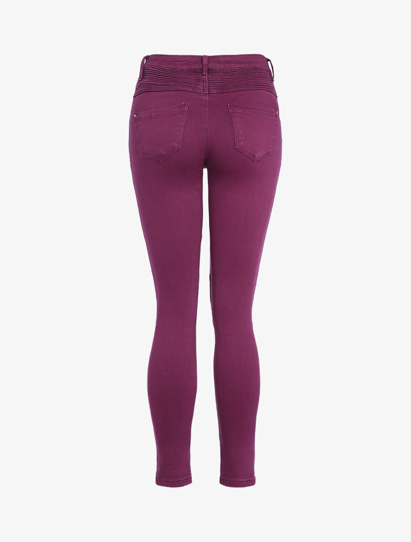 Vaqueros de mujer jeans violeta xs sml xl