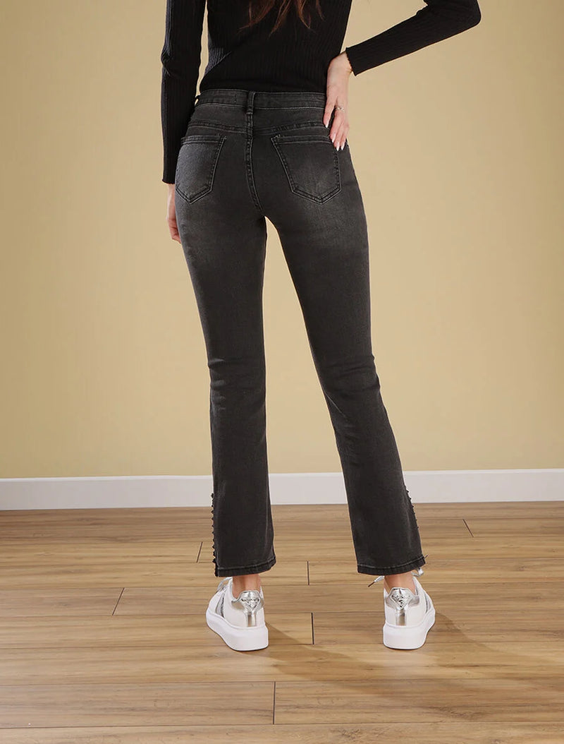 Jeans mujer jeans negro sml xl xxl