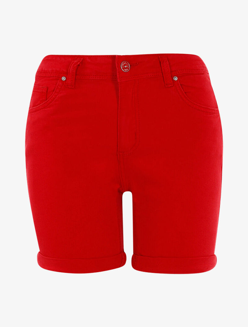 Pantalón corto mujer blanco azul rojo sml xl xxl