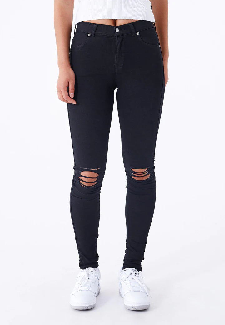 Vaqueros de mujer jeans negro xs sml