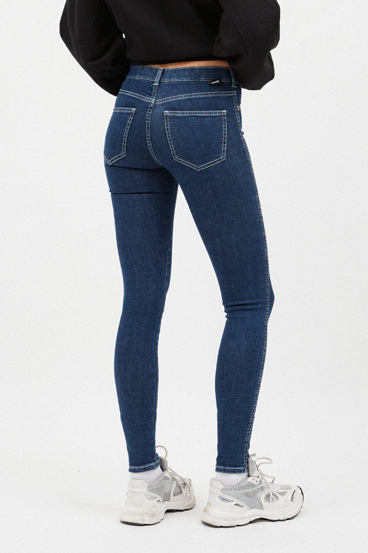 Dames broek donkerblauw xs s m l xl