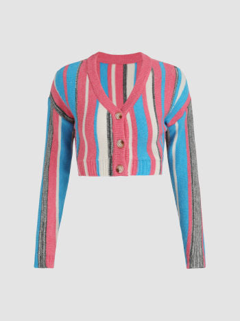 Dames shirt top gestreept roze blauw s m l xl