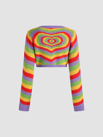 Dames shirt top regenboog s m l xl