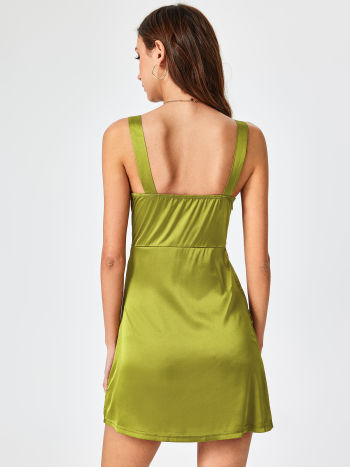 Vestido mujer verde xs sml xl