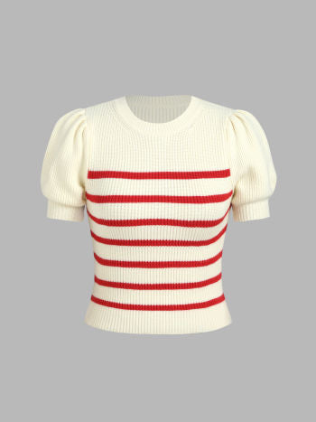 Dames shirt crème wit rood xxs xs s m l xl