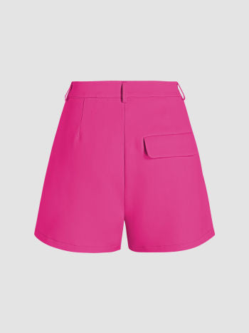 Dames korte broek wit roze s m l xl