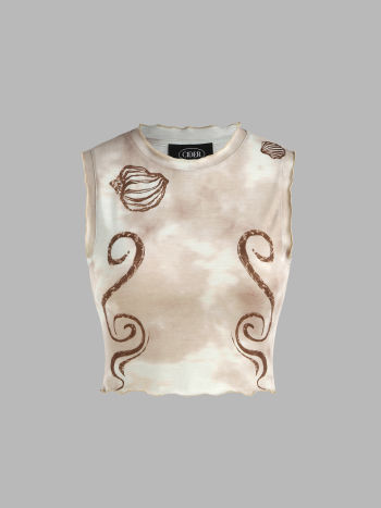 Dames shirt top beige xs s m l xl