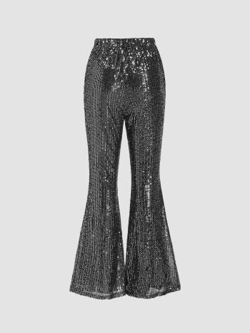 Dames broek glitters zwart s m l