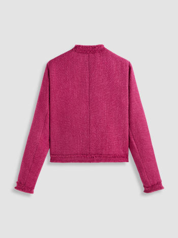 Chaqueta de mujer rosa oscuro sml xl